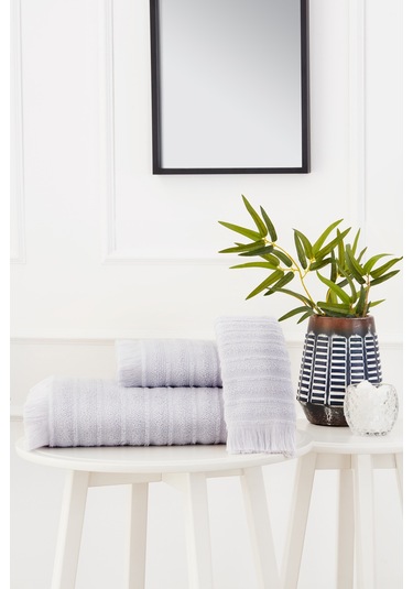 Sadem Organik Linden Havlu 30x50 Cm Açık Gri