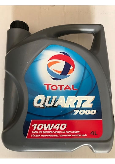 Total Quartz 7000 10W-40 Tam Sentetik Motor Yağı 4 L