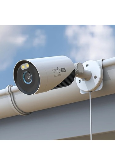 Honeybeeshop Eufy Security Solocam S340 E30 Kanal Askısı Hh Beyaz Duvara Monte Güneş Enerjili Güvenlik Kamerası Beyaz 1 Paket Dış Mekan