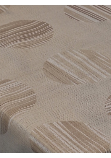 İthal Silinebilir Pvc Masa Örtüsü Kaymaz Tabanlı, Kumaş Görünümlü Pvc Masa Örtüs İth5520 Bej