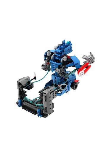 Hidrolik Savaş Robotu Yapım Seti Pilsiz Teknik Robot Oyuncak 694 Parça