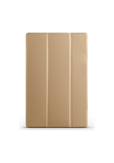 Kilifone - Galaxy Uyumlu Galaxy Tab A8 10.5 Sm-x200 2021 - Kılıf Smart Cover Stand Olabilen 1-1 Uyumlu Tablet Kılıfı - Gold