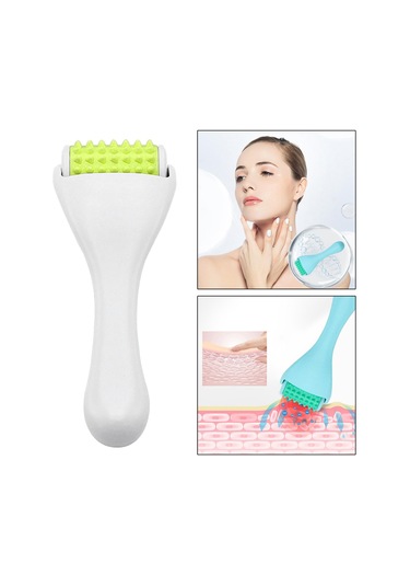 Suntek Yüz Silindiri Masajı Kırışıklıkları Beyaz-sarı Beyaz Sarı