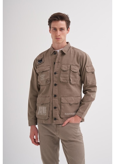 Cazador 1064 Erkek Gabardın Ceket Haki