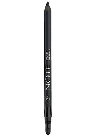 Note Cosmetics Smokey Eye Waterproof Aplikatörlü Göz Kalemi 01 Black - Siyah 01