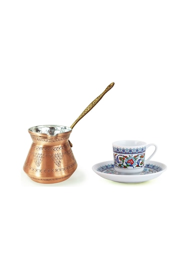 Shark Anatolia 1231-4 Külhan Bakır Cezve 380 ML