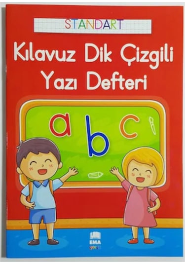 Ema Dik Temel Harflerle Yazı Defteri Standart Renkli 19 x 27 CM