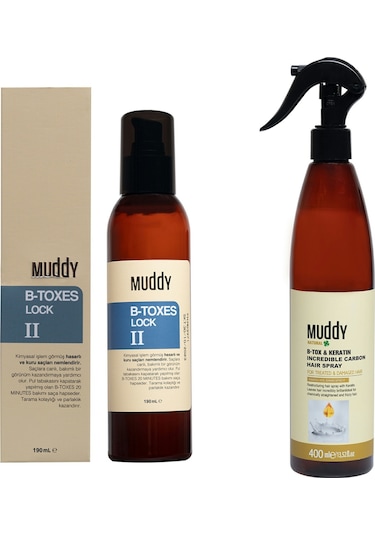 Muddy B-Tox Keratin Incredible Saç Spreyi 400 ML+ B-Toxes Lock II 190 ML