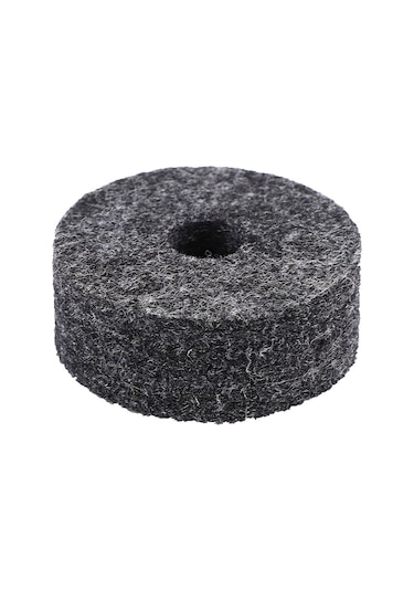 Hfambition Gri Kaliteli Davul Aksesuar Seti - Felt Paspas, Muff, Kelebek Somunu Ve Yastık - Cymbal Koruması Ve Ses Kalitesi Artırıcı