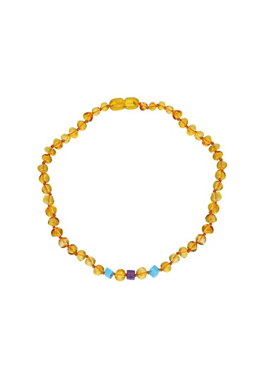 Chavin Kehribar Kolye Kız Erkek Çocuk Bebek Diş Kolyesi Ei02