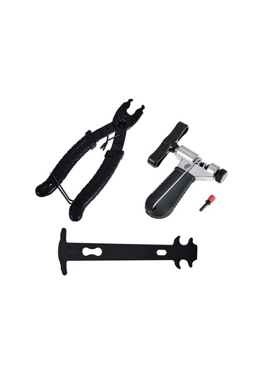 Geeksen Bisiklet Zinciri Tamir Seti: 16'lı Araç + Pense + Zincir Kesici + Ölçü Cihazı + 3 Çift Büyü Kanca - Dağ Bisikleti Bakımı İçin Çok Amaçlı Çok Renkli