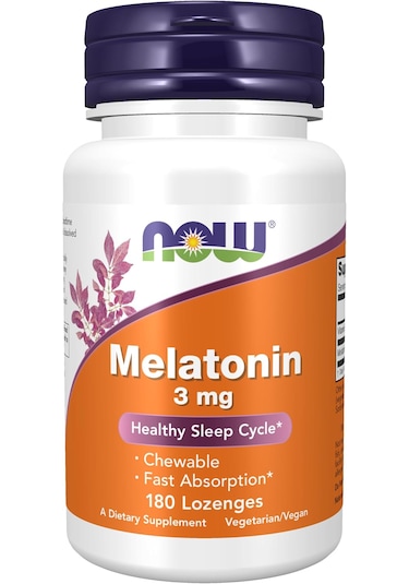 Now Foods Melatonın, 3 Mg 180 Veg Caps