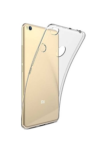 Zore Mi Max 2 Kılıf Süper Silikon Kapak - Renksiz Renksiz