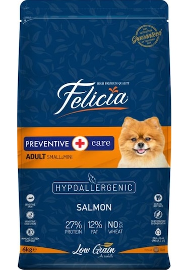 Felicia Small & Mini Somonlu Küçük Irk Yetişkin Köpek Maması 6 KG