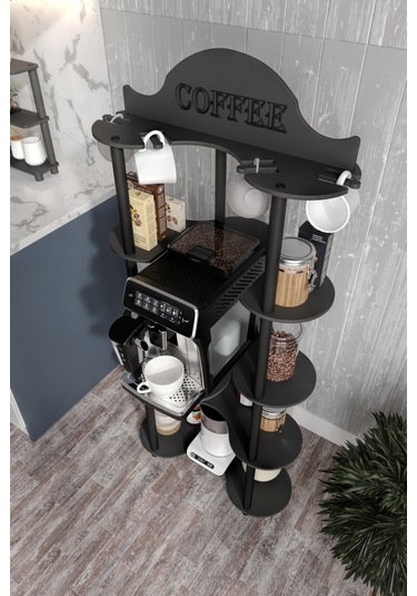 Cortado Kahve Köşesi Siyah Siyah