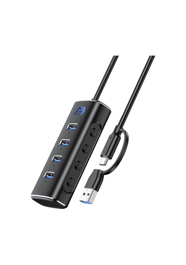 Uhp03-017 Apollobell 4-in-1 Usb-a-hub