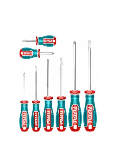 Total 8 Parça Tornavida Seti Yüksek Kalite Tksds0826