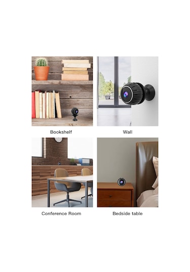 Lemestar X10 Akıllı Gönüllü Kamerası: 110 Derece Geniş Açı, Gece Görüşü, 1080p/720p Ayarlanabilir, Wi-fi Ve Cam365 Uygulaması İle Kontrol