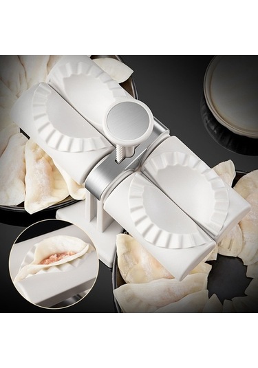 Pazly Çift Kafa Hamur Pres, Otomatik Köfte Yapma Makinesi, Mutfak Aleti, Renkli Model Çok Renkli