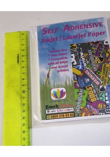 100 Adet 10X15Cm Sticker Yapışkanlı Mat Yüzey Etiket Kağıdı