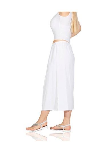 Jüpon Şile Bezi Pamuk Uzun Etek Astarı Tam Boy Jipon Beyaz Byz