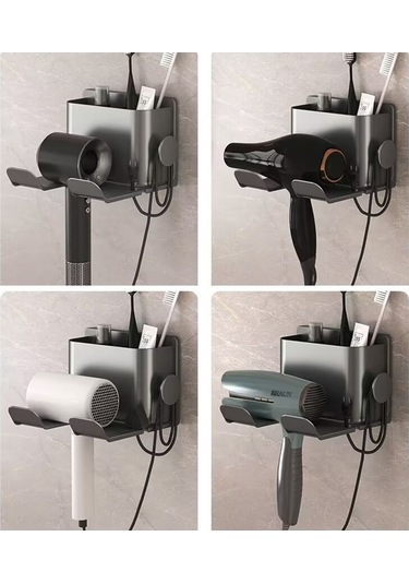 Wondernest Yok, Saç Punch Monte Makinesi, Lichen Kurutma Duvara Tutacağı Gri