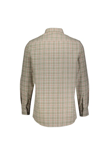 Finesuits Erkek Flanel Gömlek 2422204061.mlcr Açık Yeşil