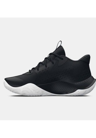 Under Armour Erkek Logo Detaylı Hafif Esneyebilen Bağcıklı Siyah1 Basketbol Ayakkabısı 3026634-001 Siyah - Altın