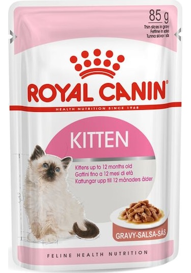 Royal Canin Kitten Instinctive Gravy Pouch Yavru Kedi Maması 12 x 85 G