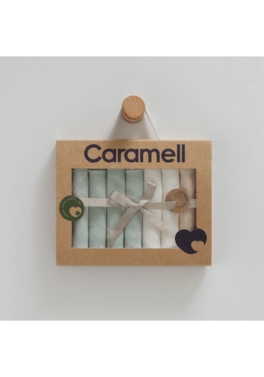 Caramell 7'li Bebek Penye Mendili Mnd1716 Yeşil