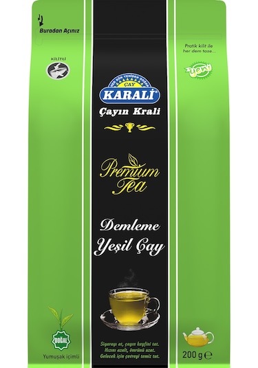 Karali Premium Dökme Yeşil Çay 200 G