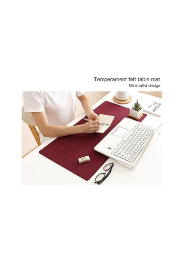 Fonken Büyük Oyun Klavye Pedi Xxl Ekstra Büyük Oyun Mouse Pad Kaymaz Oyun Mousepad Pc Dizüstü Halı Bilgisayar Aksesuarları Kırmızı Şarap