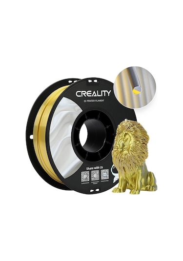 Creality Cr-silk Pla 1,75mm 3d Filament 1kg - Altın Gümüş - Urhanshop Yetkili Satış