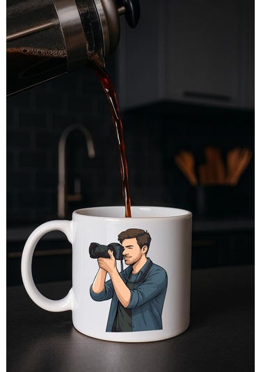 Meslek Baskılı Kupa Erkek Fotoğrafçı