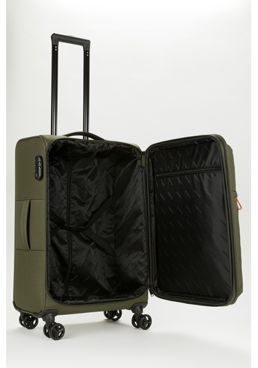 Fossil Unisex Büyük Boy Kumaş Valiz 028-01 Haki