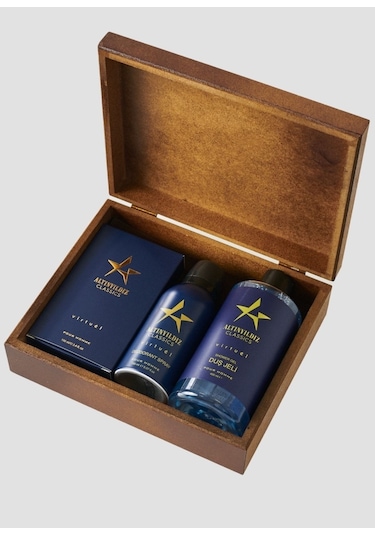 Altınyıldız Classics AC Virtuel Erkek Parfüm EDP 100 ML + Duş Jeli 400 ML + Erkek Sprey Deodorant 150 ML