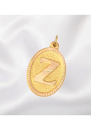 Enderun Kuyumculuk 14 Ayar Altın Z Harf Kolye