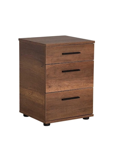 Tredline  Üç Çekmeceli Komodin - Oslo  Ceviz