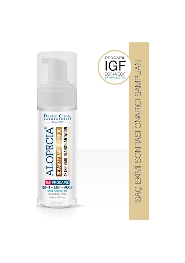 Alopecia Saç Ekimi Sonrası Onarıcı IGF Procapil Köpük Şampuan 150