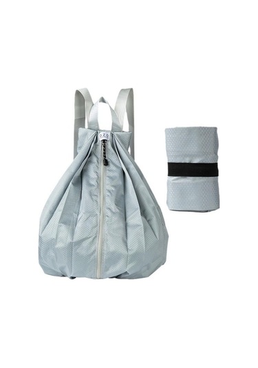 Pazly Açık Hava Spor Sırt Çantası Katlanır Seyahat Çantası Gri Renk Gri