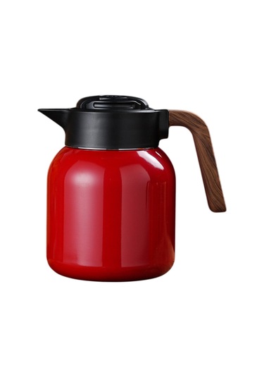 Suntek Yalıtımlı Paslanmaz Çelik Kahve Sürahisi Kırmızı