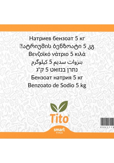 Sodyum Benzoat E211 5 Kg