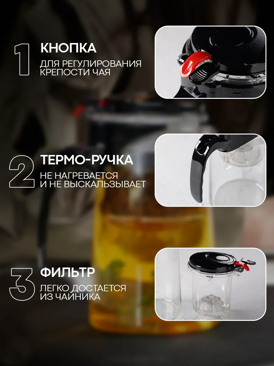 Magistro Cam Demlik "meksiko" 500 Ml 62340078 Siyah