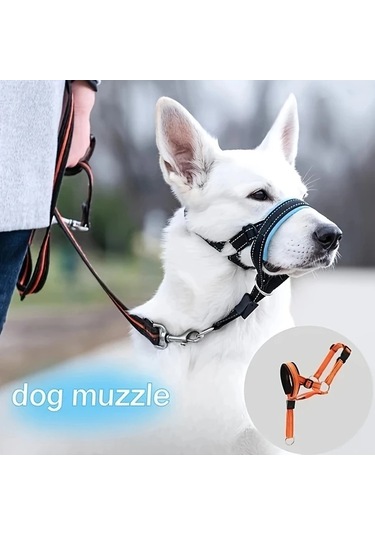 Elmpaly Kırmızı Xl Rahat Köpek Başlığı, Ayarlanabilir Tasmalı Antrenman Yürüyüş Yeleği