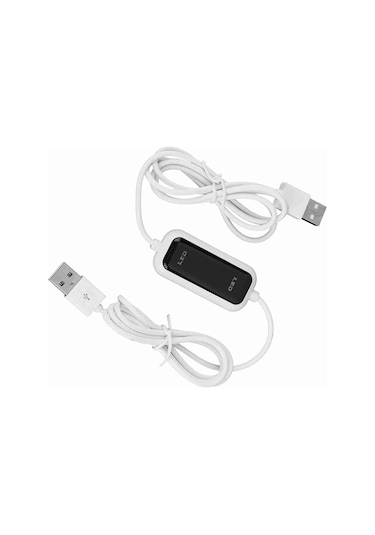 Springsun Usb 2.0 Bilgisayarlar Arası Hızlı Veri Transfer Kablosu - 480mb/s, Otomatik Çalışma, Dış Güç Gerektirmez, 175cm, Çok Dil Desteği