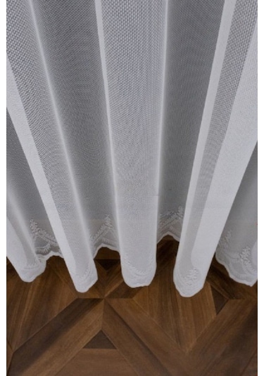 Fon Perde Gri Renkli Renk Geçişli Değrade Sağ/sol Takım Tül Fon Perde BEYAZ