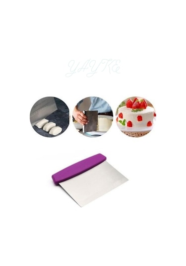 Yayke Çelik Hamur Kesme Ve Kazıma Spatulası Karışık