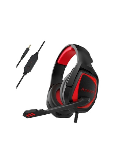 Oyun Kulaklığı, Derin Gürültü Azaltma, Ayarlanabilir Mikrofon, Kırmızı - Kırmızı