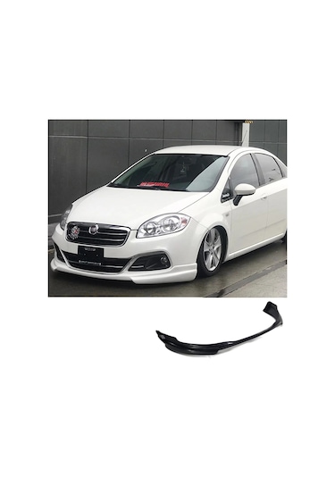 Fiat Linea Makyajlı Ön Ek 2013 - 2017 Mat Siyah Plastik Ön Karlık