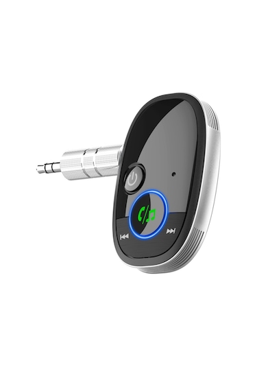 Sones Araç Bluetooth Alıcısı Müzik Çalar Kablosuz Ses Dönüştürücü Siyah